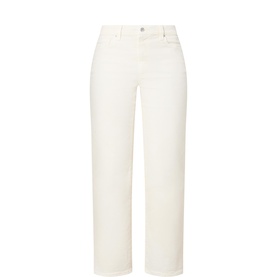 Stevie Mid-Rise Straight Leg Jeans