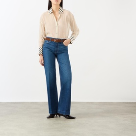 Leenah High-Rise Wide Leg Jeans