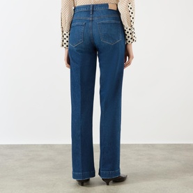 Leenah High-Rise Wide Leg Jeans