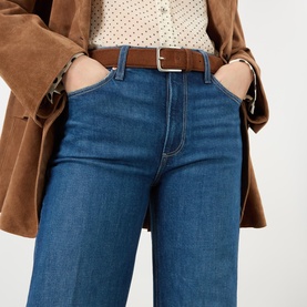 Leenah High-Rise Wide Leg Jeans