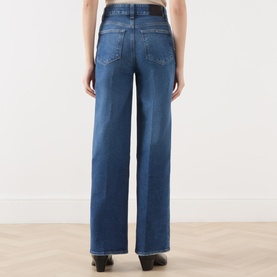 Sasha High-Rise Straight Leg Jeans
