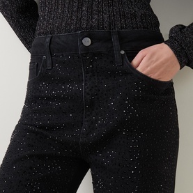 Stevie Embellished Straight Jeans