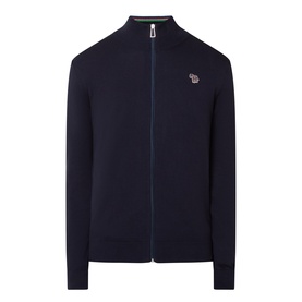 Zebra Logo Badge Zip-Through Cardigan