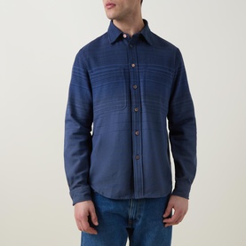 Tonal Stripe Overshirt