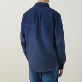 Tonal Stripe Overshirt