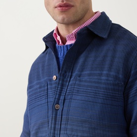 Tonal Stripe Overshirt