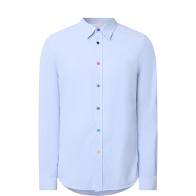 Coloured Button Tailored Shirt