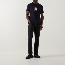 Rabbit Stripe Logo T-Shirt