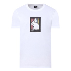 Rabbit Stripe Logo T-Shirt