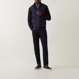 Mixed Media Padded Gilet