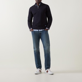 Logo Half-Zip Sweater