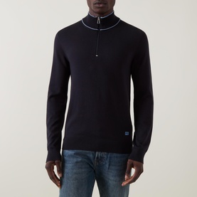 Logo Half-Zip Sweater