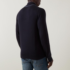 Logo Half-Zip Sweater