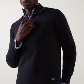 Logo Half-Zip Sweater