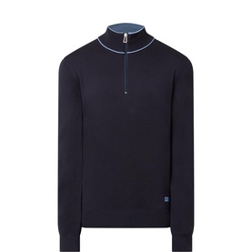 Logo Half-Zip Sweater
