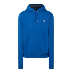 Zebra Logo Badge Drawstring Hoodie