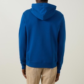 Zebra Logo Badge Drawstring Hoodie