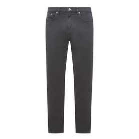 Logo Tapered Leg Jeans