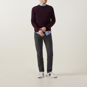 Logo Tapered Leg Jeans