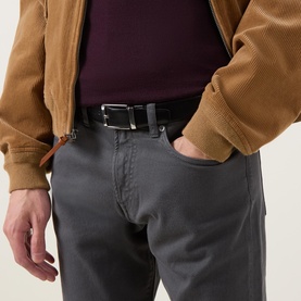 Logo Tapered Leg Jeans