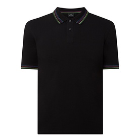 Stripe Trim Polo Shirt