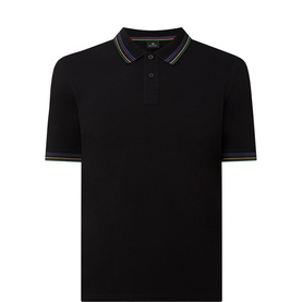 Stripe Trim Polo Shirt