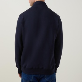 Stripe Logo Half-Zip Sweatshirt