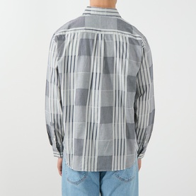 Double Face Striped Overshirt