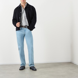 Double Face Striped Overshirt