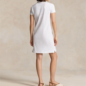 Pony Logo Mesh Polo Mini Dress
