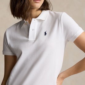 Pony Logo Mesh Polo Mini Dress