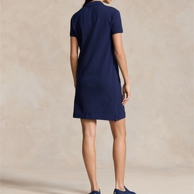 Pony Logo Mesh Polo Mini Dress