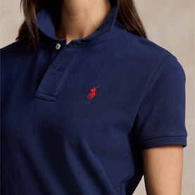 Pony Logo Mesh Polo Mini Dress