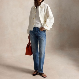 Pony Logo Oversized Twill Jacket