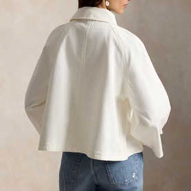 Pony Logo Oversized Twill Jacket