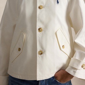 Pony Logo Oversized Twill Jacket