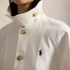 Pony Logo Oversized Twill Jacket