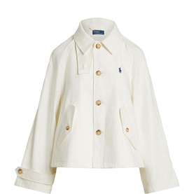 Pony Logo Oversized Twill Jacket