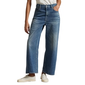 High-Rise Wide-Leg Cropped Jeans