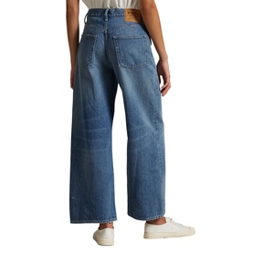 High-Rise Wide-Leg Cropped Jeans