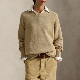 Polo Player Logo Pullover Sweater