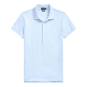 Polo Player Logo Stretch Polo Shirt
