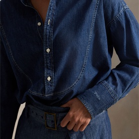Denim Tuxedo Shirt