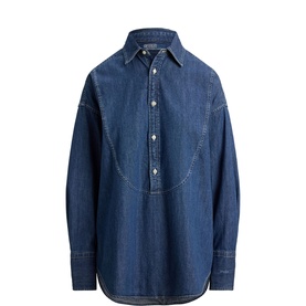 Denim Tuxedo Shirt
