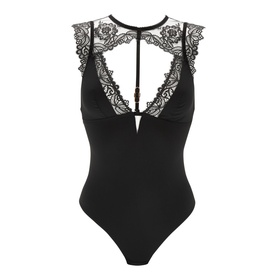 Idole Lace Cut Out Bodysuit