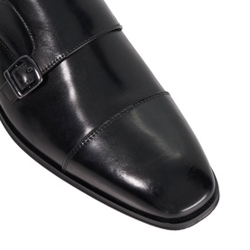 Solutions Toe Cap Double Monk Shoes
