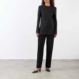 Tailored Zip Blouse