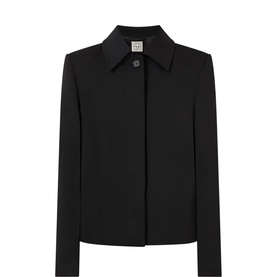 Single-Breasted Boxy Jacket