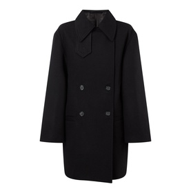 Broad Double Breasted Peacoat