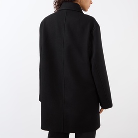 Broad Double Breasted Peacoat
